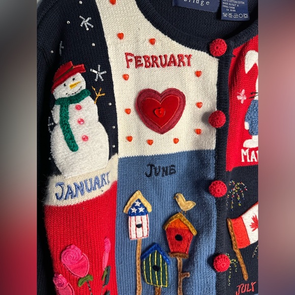 Teacher button up sweater/cardigan - Picture 6 of 7